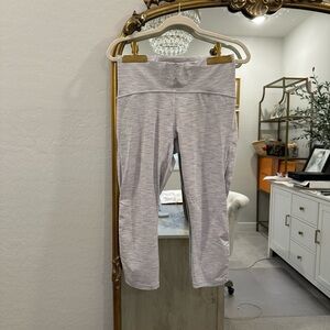 lululemon Cropped Leggings with Sheer Details